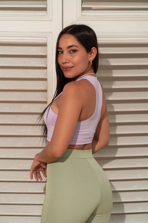 AGATHA BOX ♡ - TOP ANDREA LILA + PANTALÓN IVY