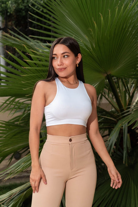 AGATHA BOX ♡ - TOP ANDREA BLANCO + PANTALÓN IVY